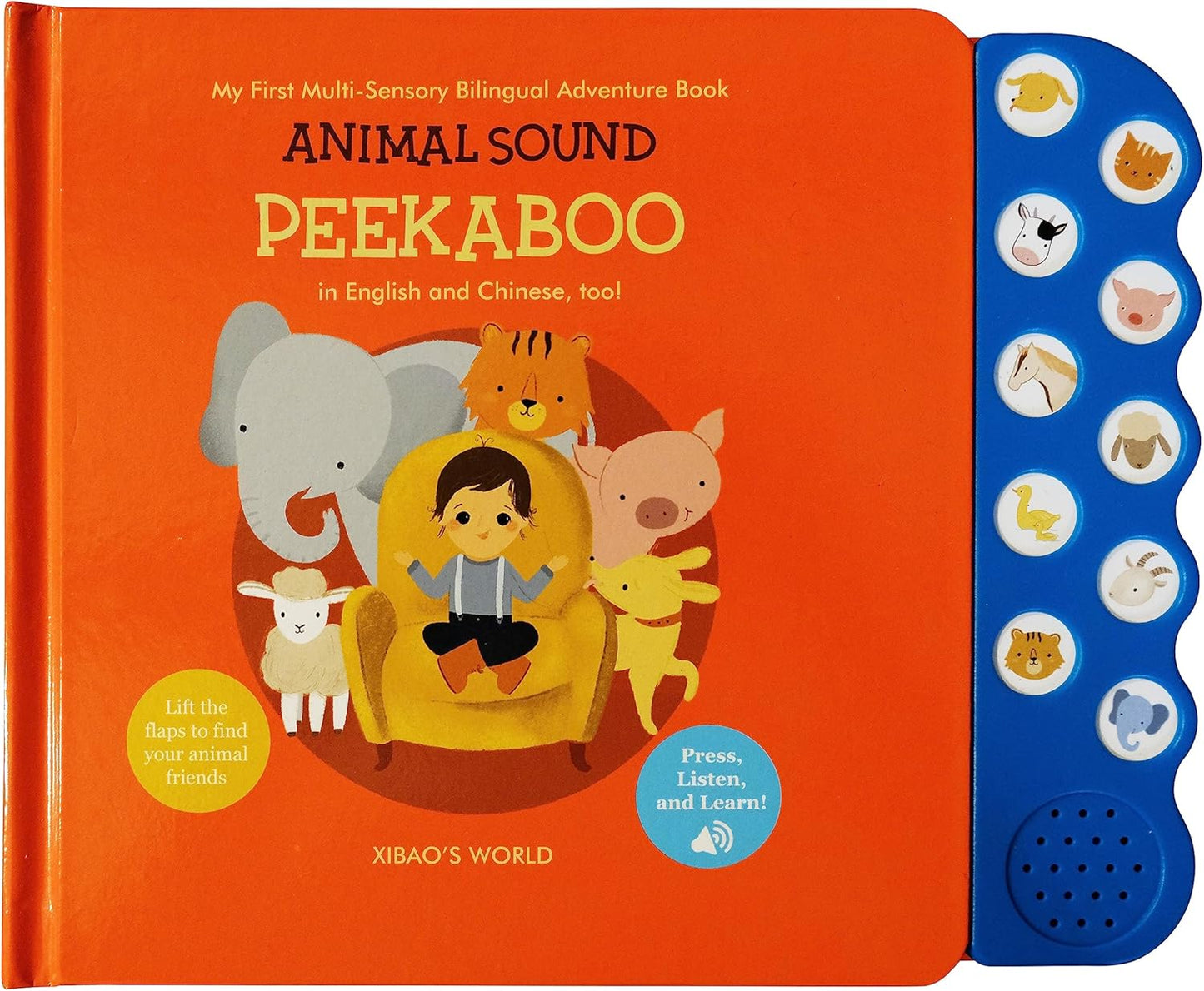 Learn Animal Sounds Bilingually with Xibao