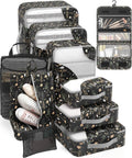 Packing Cubes 10 Set - Durable Travel Organizers for Suitcases