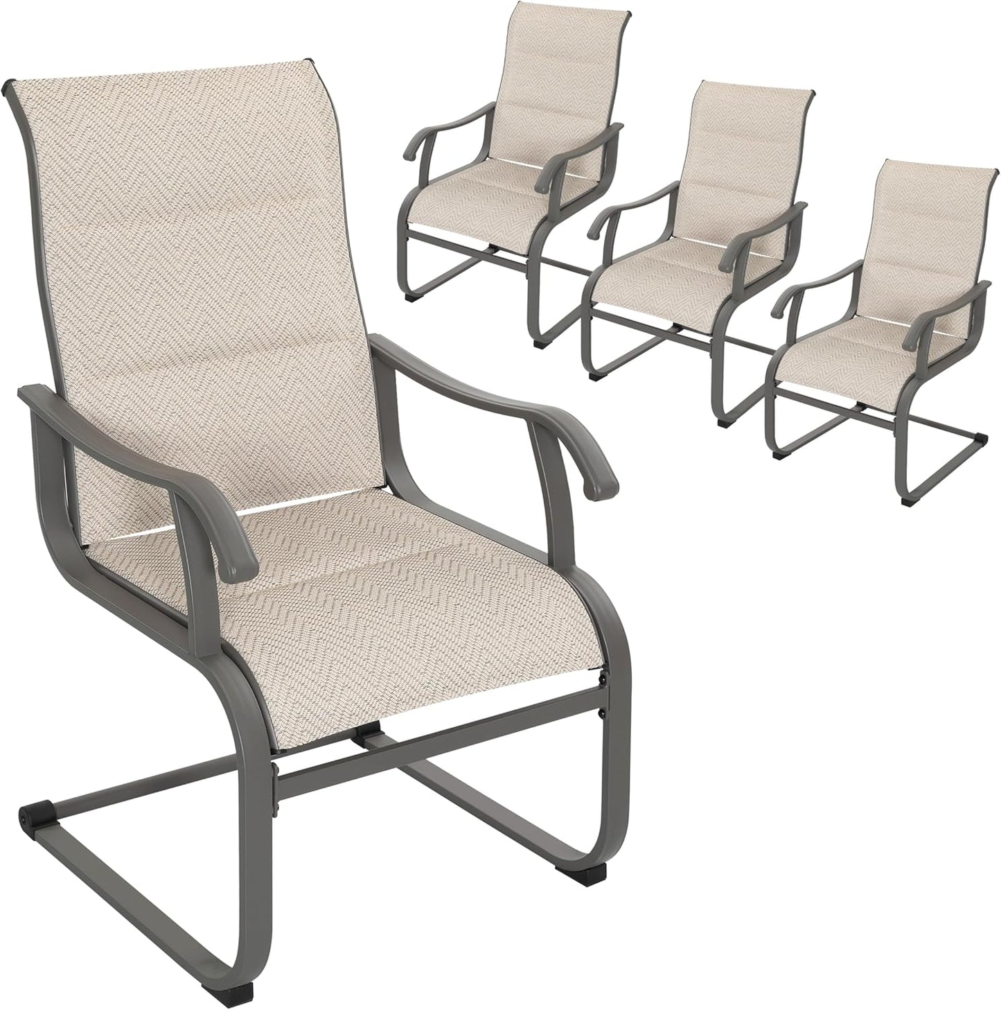 Comfortable Outdoor Dining Chairs Set of 4 for Relaxation