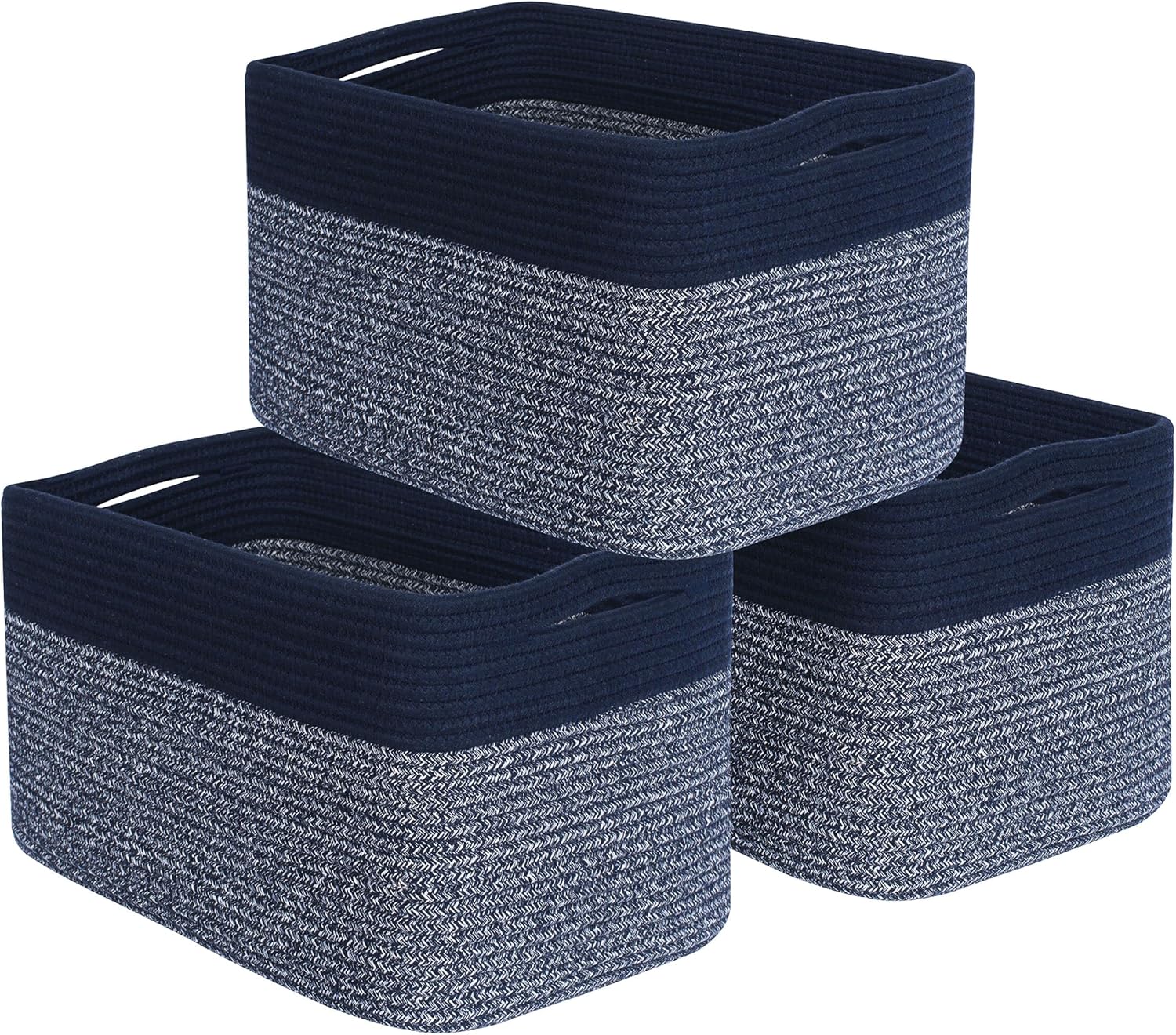 MINTWOOD Design 3-Pack Storage Baskets for Home Organization