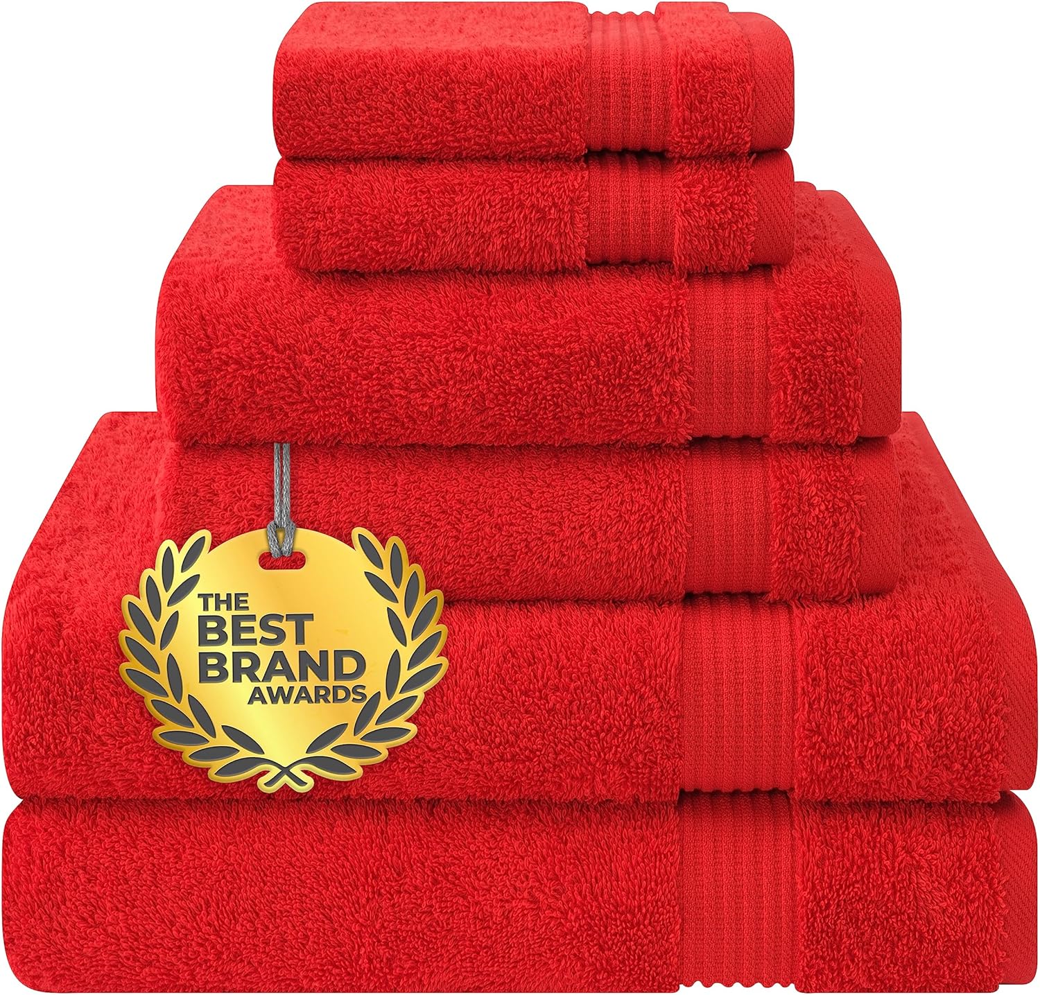 Luxurious 6 Piece Cotton Towel Set for Ultimate Comfort
