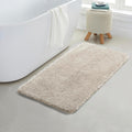 YHF Bathroom Rug 24 in x 47 in Beige - Plush Microfiber Bath Mat