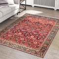 8x10 Area Rugs for Living Room - Machine Washable Low Pile Vintage Rug