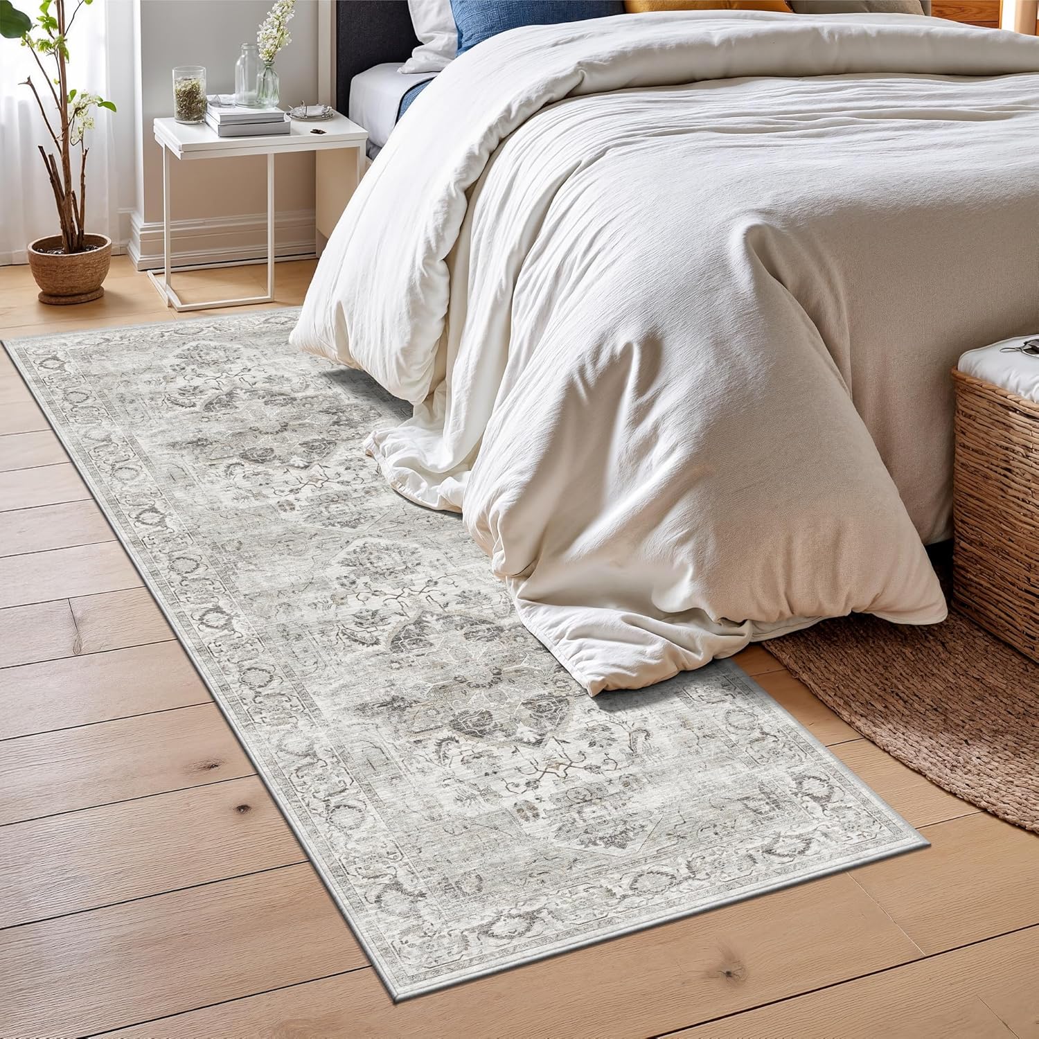 2ftx6ft Washable Hallway Runner Rug - Soft Non-Slip Vintage Mat
