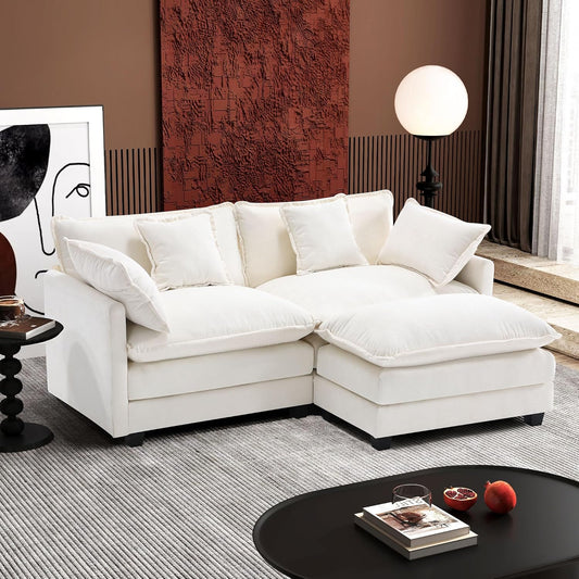 Ihanherry 77 L Shaped Modern Sofa Modular Sectional Cloud Couch