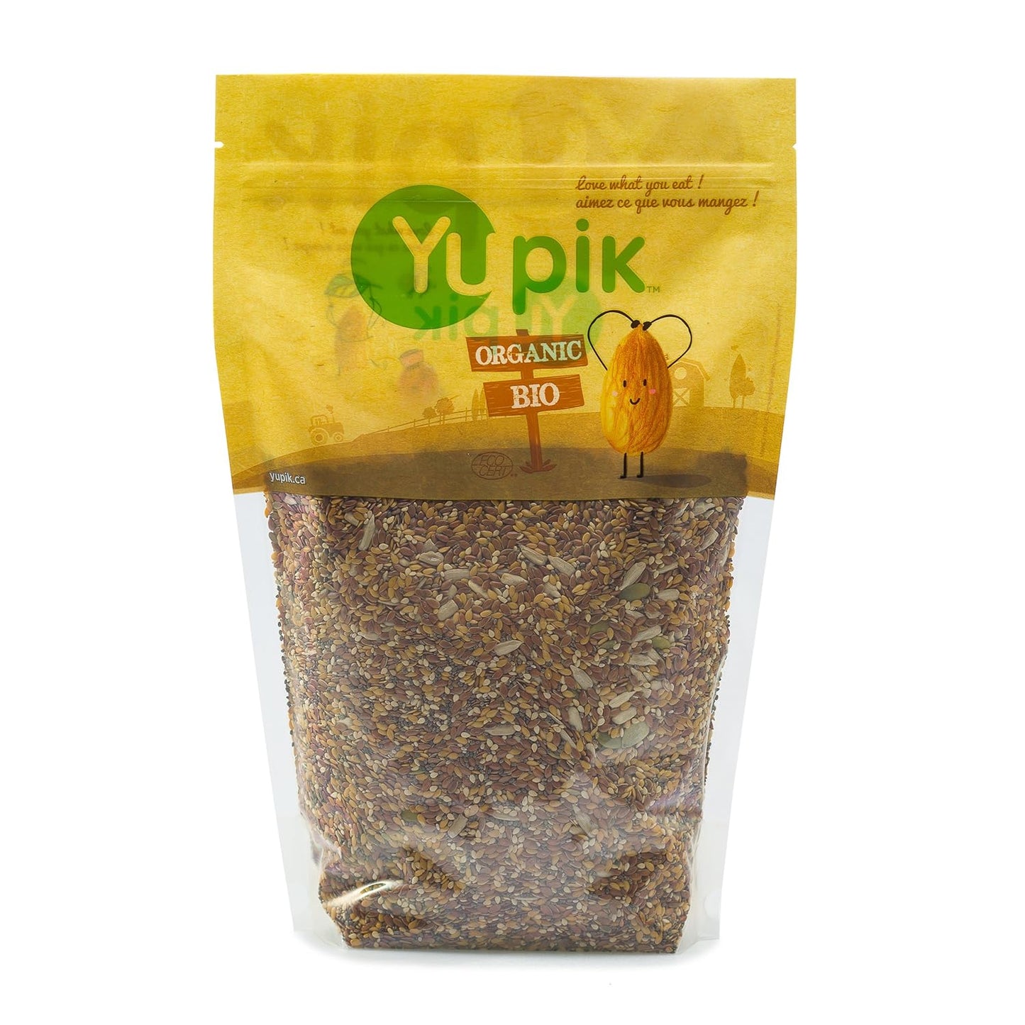 Yupik Organic Super 6 Seeds Mix - Nutritious Snack & Topping