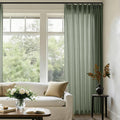 Extra Wide Pinch Pleated Curtains 84 in Long for Sliding Door - Memory