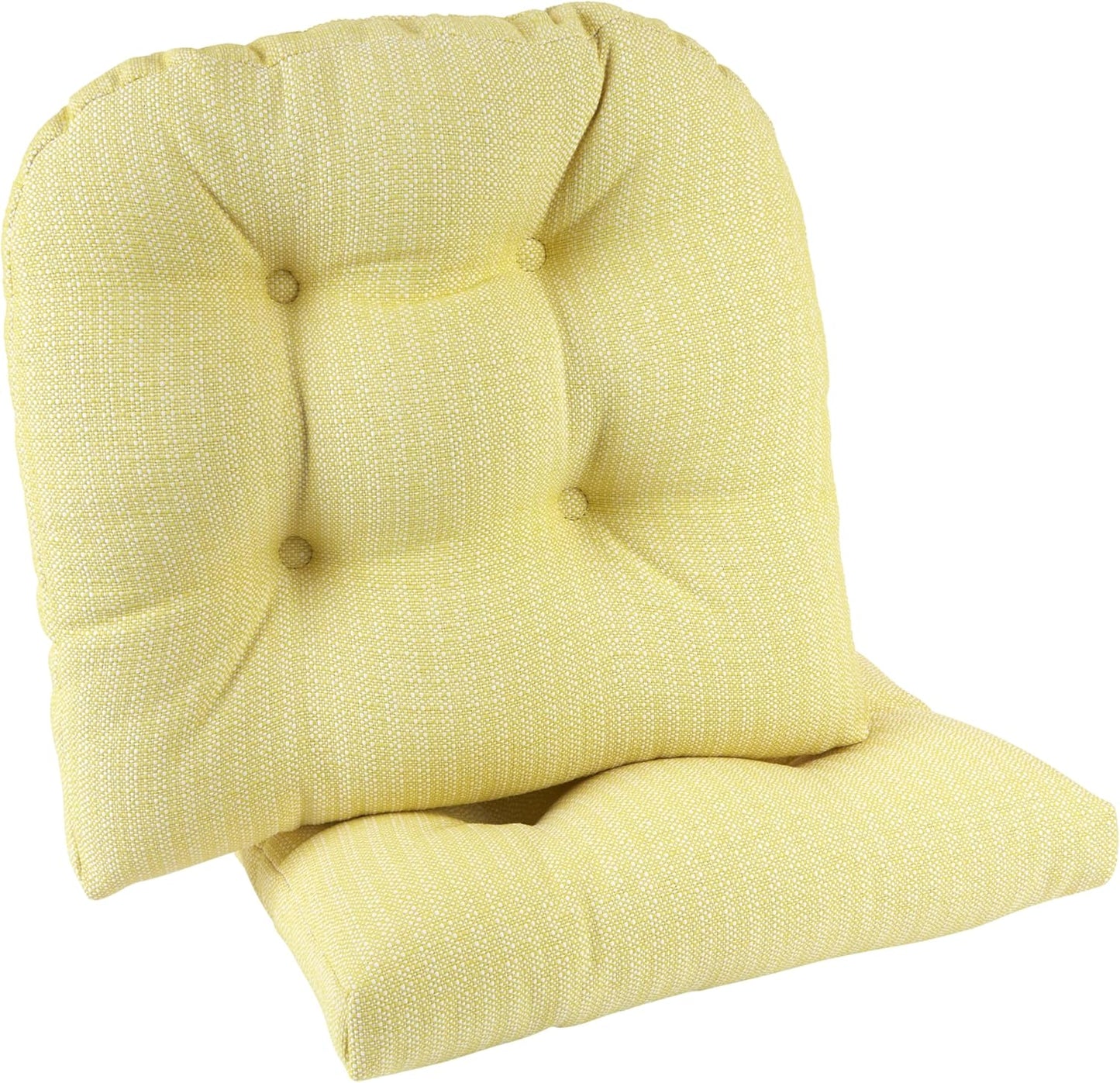Klear Vu Gripper Overstuffed Non-Slip Dining Chair Cushions