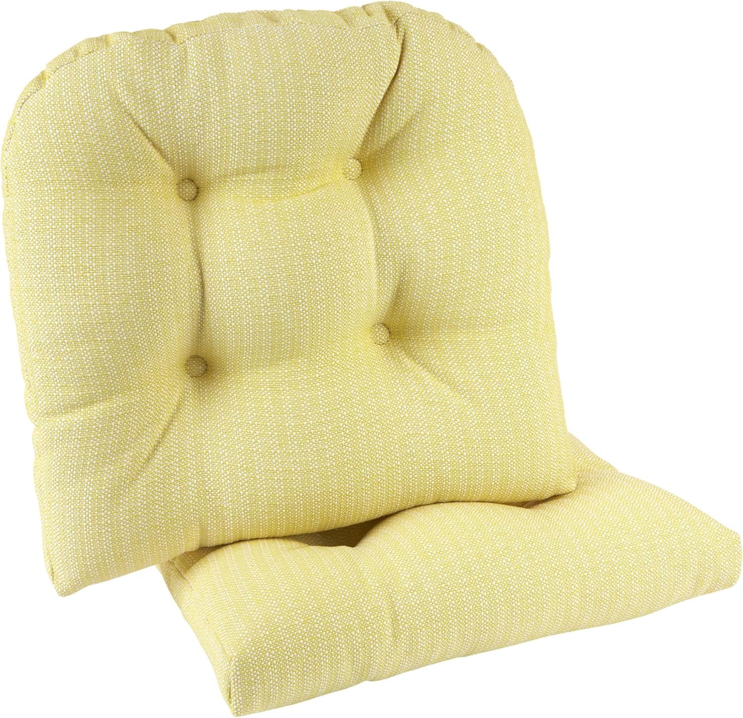 Klear Vu Gripper Overstuffed Non-Slip Dining Chair Cushions