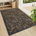 Front Door Mat Indoor Outdoor 47x32 - Heavy Duty Dirt Trapper