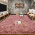 Tepook Super Soft Fluffy Shag Rug 6x9 - Plush Area Rug for Living Room