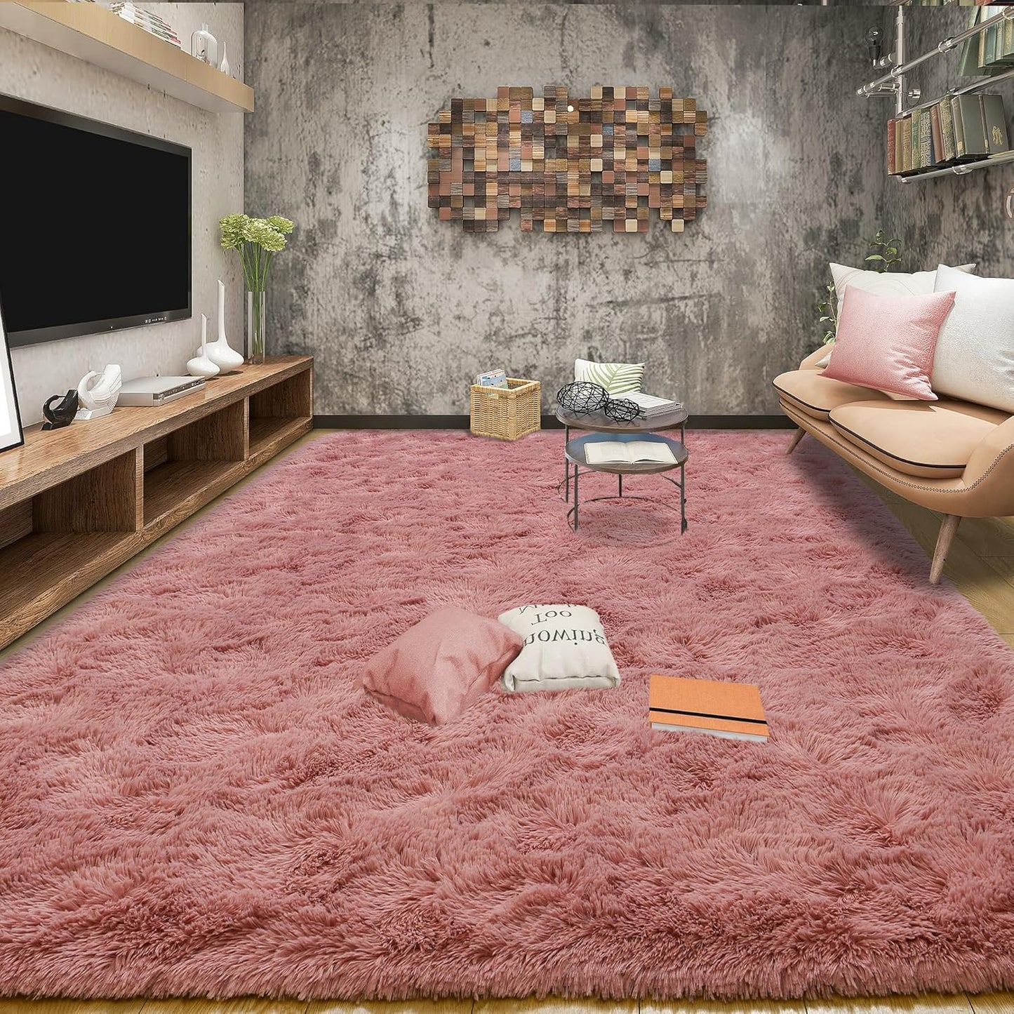 Tepook Super Soft Fluffy Rugs for Living Room and Bedroom