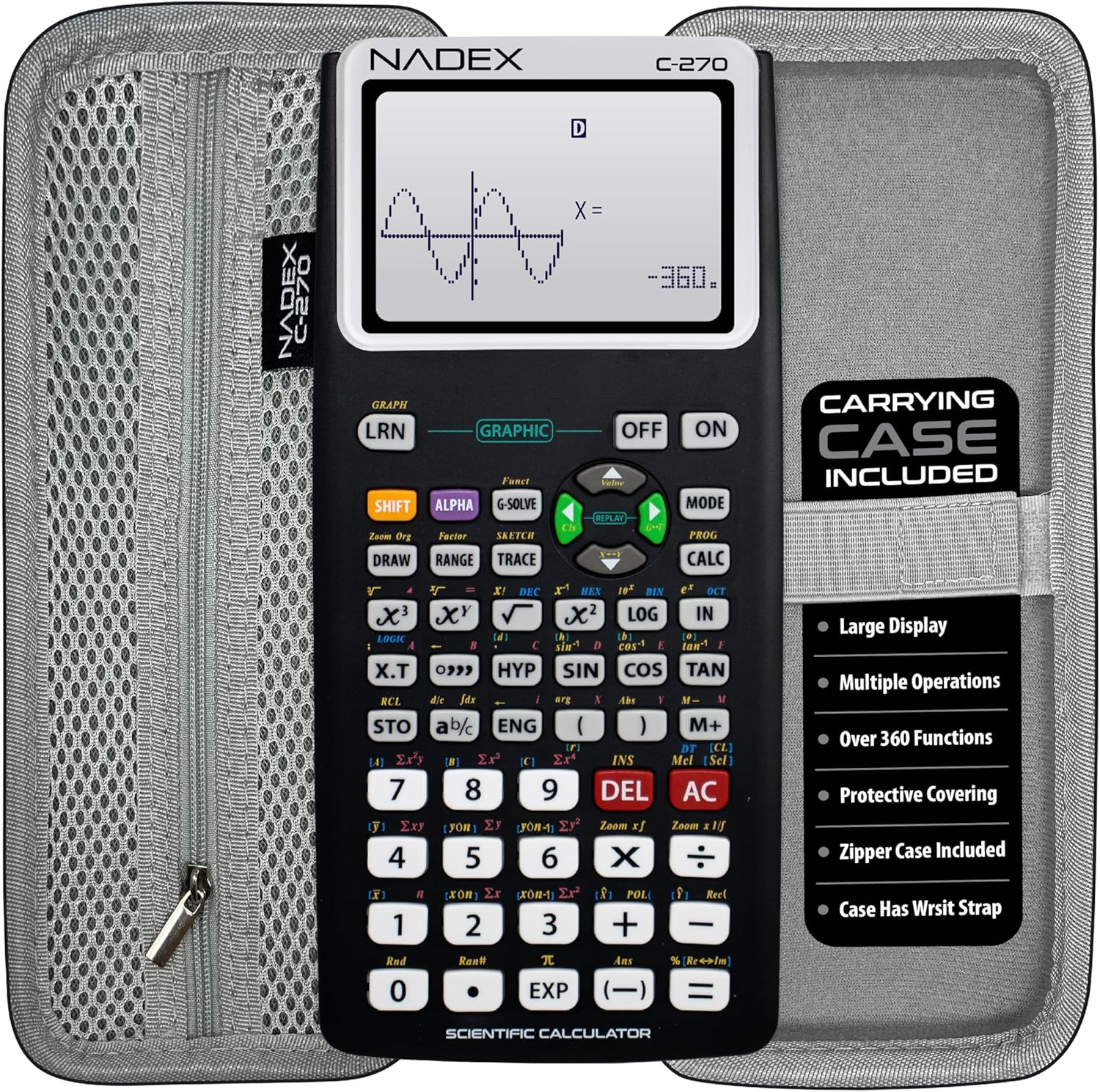 Scientific Calculator with Graphing Functions for Students