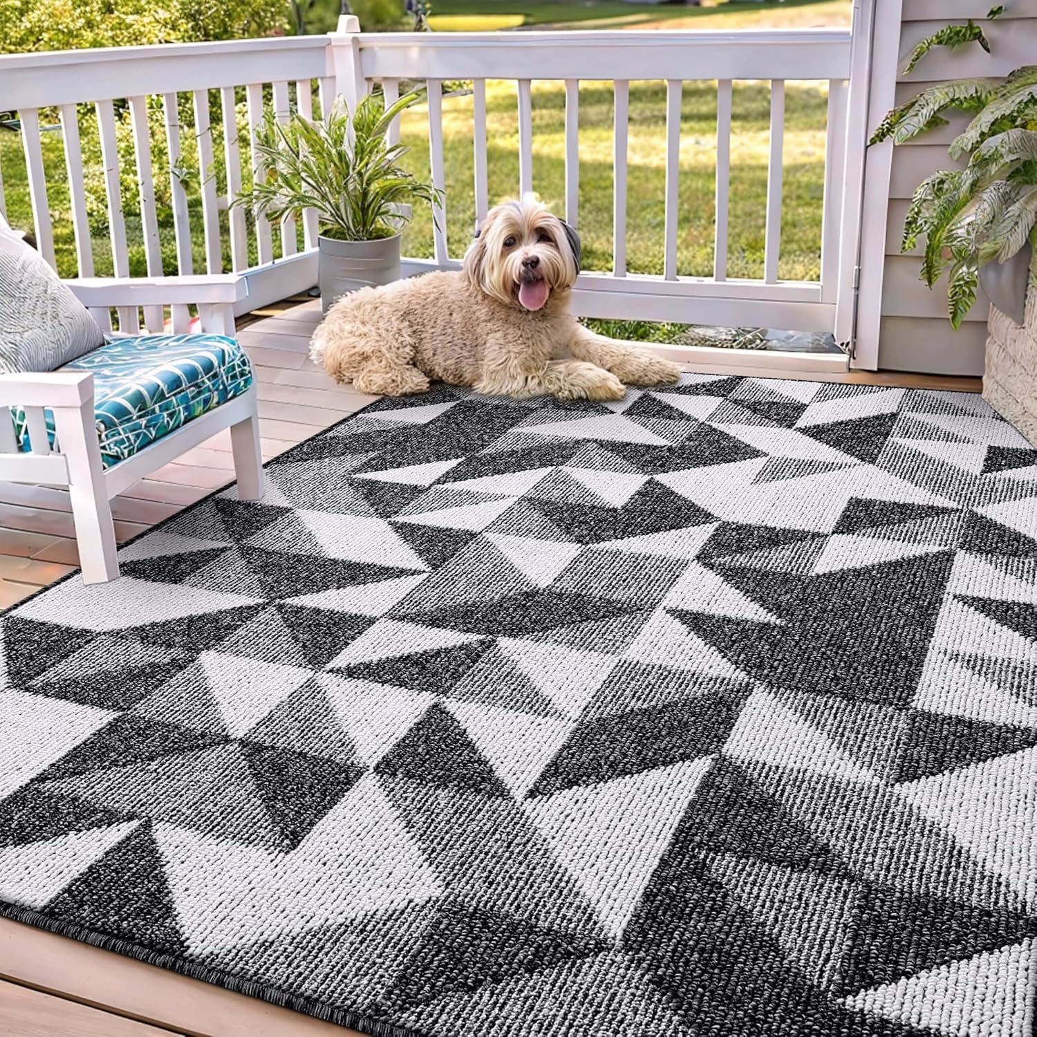 OLANLY Large Door Mat Indoor Entrance Washable 71x47 for Home