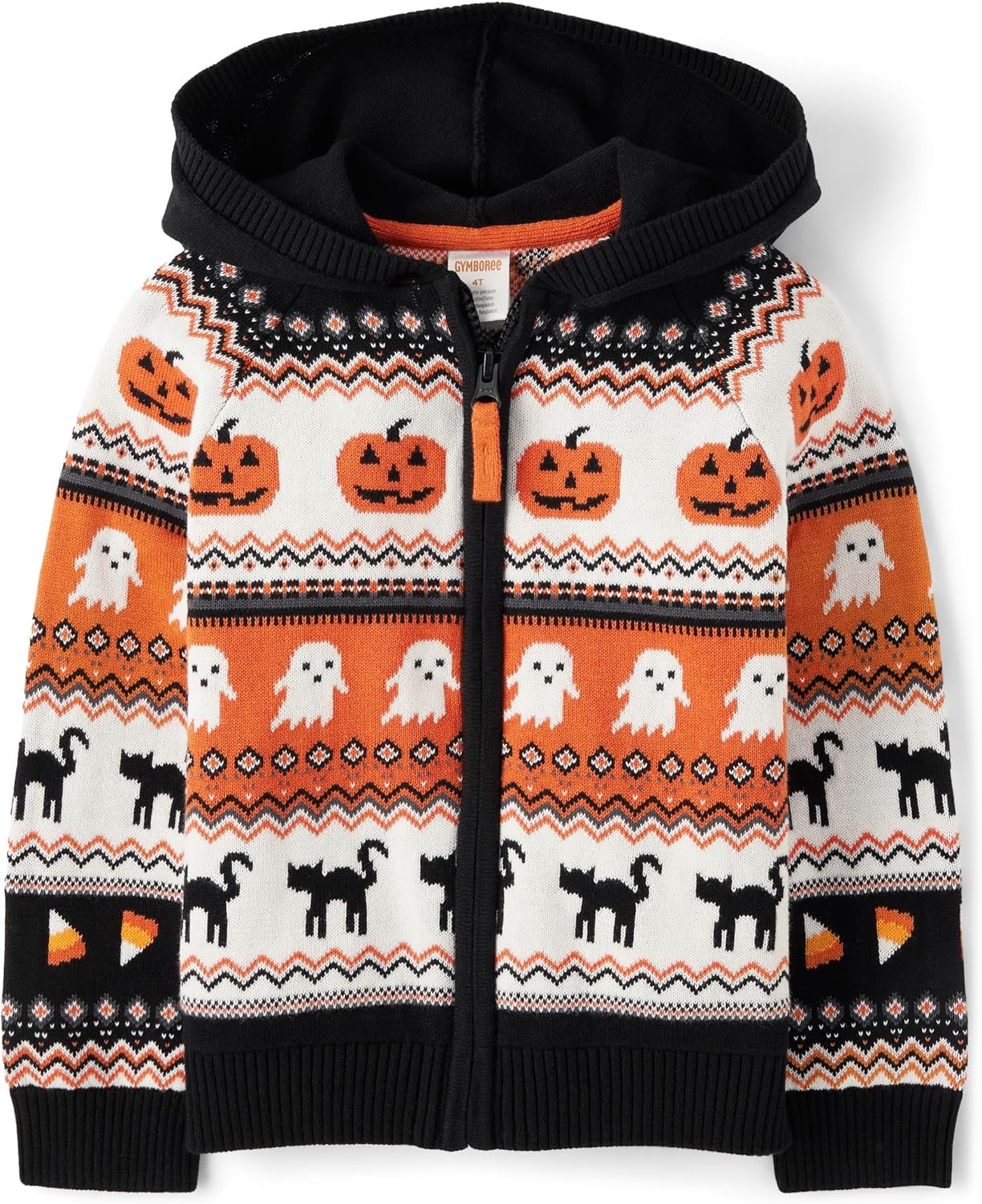 Gymboree Boys' Long Sleeve Zip Front Hooded Sweater Review