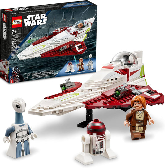 Obi-Wan's Jedi Starfighter Building Set - Lightsaber Included