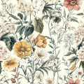 Floral Peel and Stick Wallpaper 16.9in x 393.7in - Boho Neutral Self