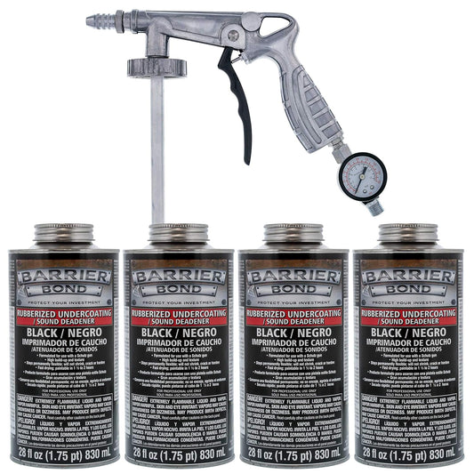 Barrier Bond Rubberized Undercoating Sound Deadener Kit Review