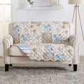 Reversible Floral Patchwork Loveseat Protector - Stain Resistant