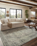 Sinclair Collection Natural/Sage 2 ft x 5 ft Accent Rug - Machine
