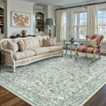 Green Area Rug 6x9 Machine Washable for Living Room and More