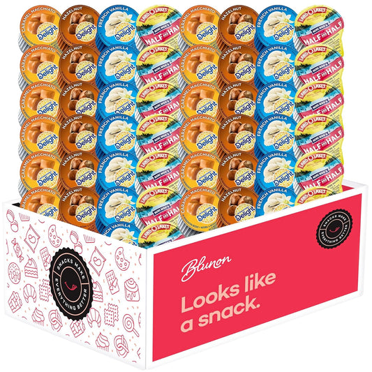 Deluxe Coffee Creamer Sampler - 48 Singles - Gift Box