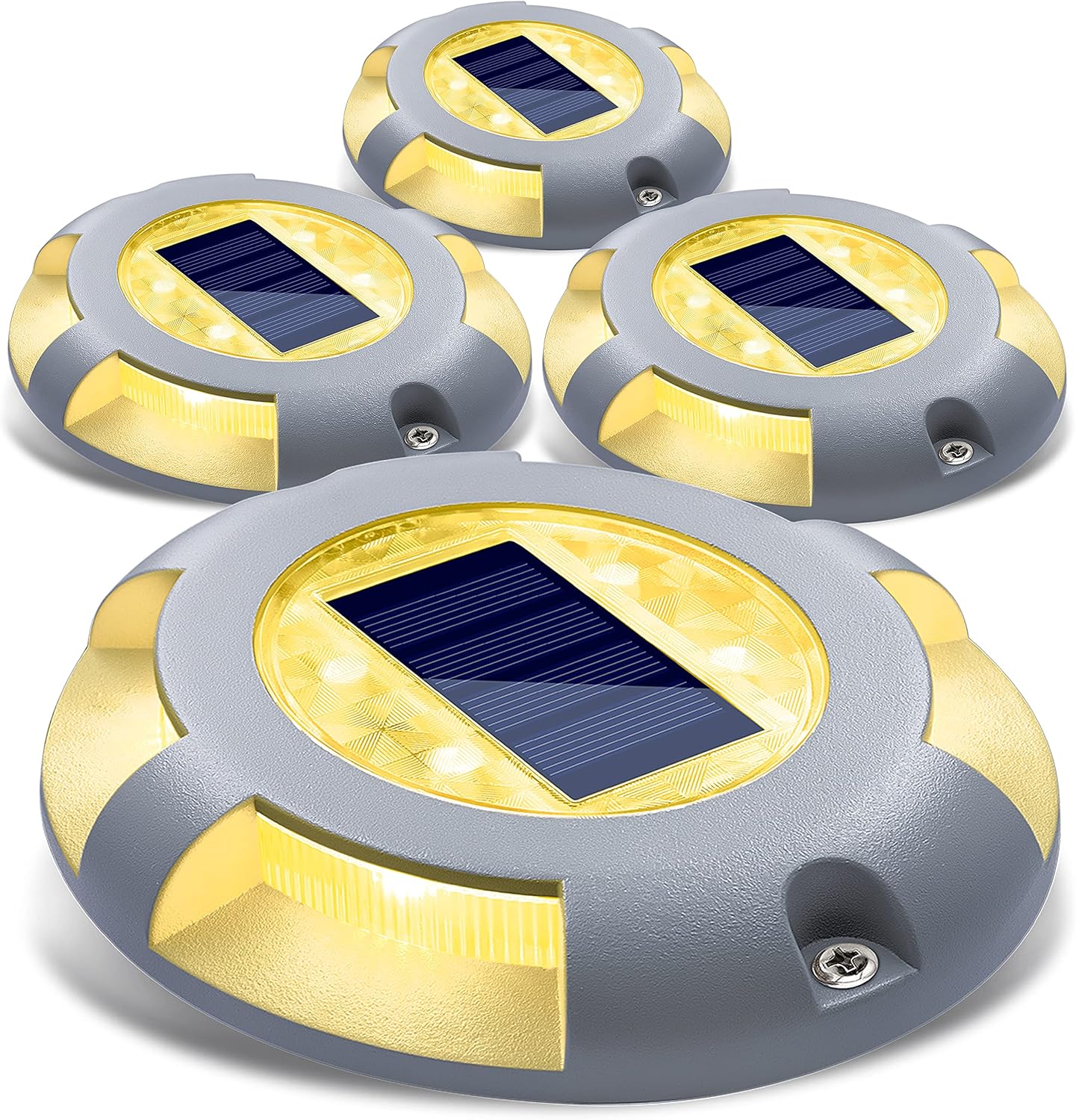 SIEDiNLAR Solar Deck Lights for Outdoor Pathway and Garden