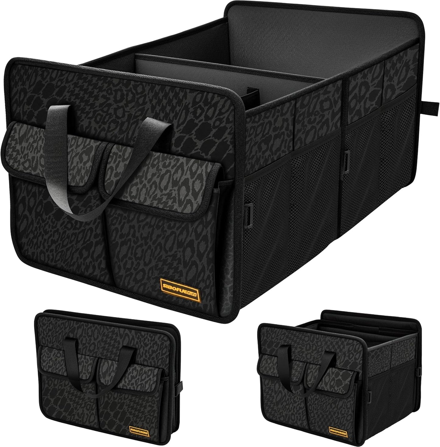 Sturdy Car Trunk Organizer for SUVs & Sedans, Large Capacity