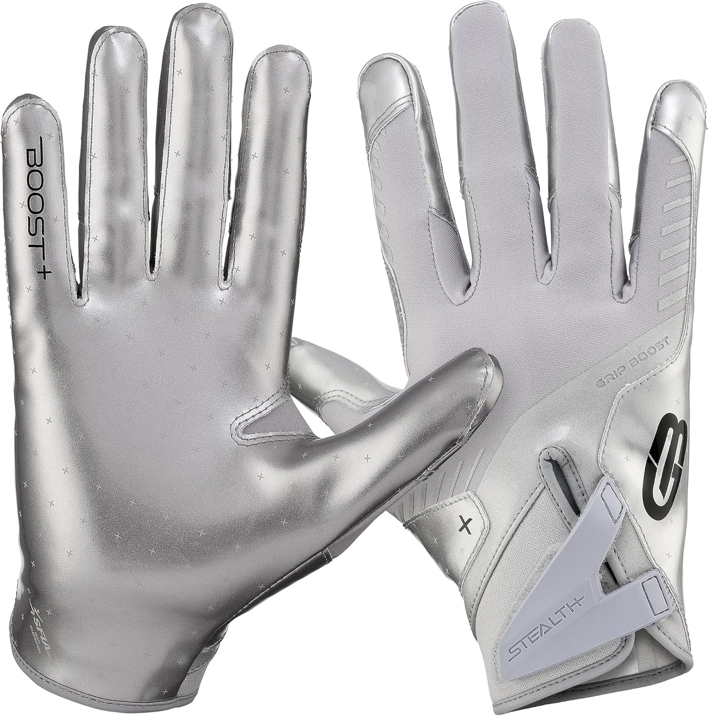 Grip Boost Football Gloves with Sticky Technology for All Players