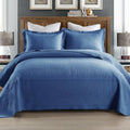 100% Cotton Oversized Bedspread Quilt Set - Lightweight Comfort