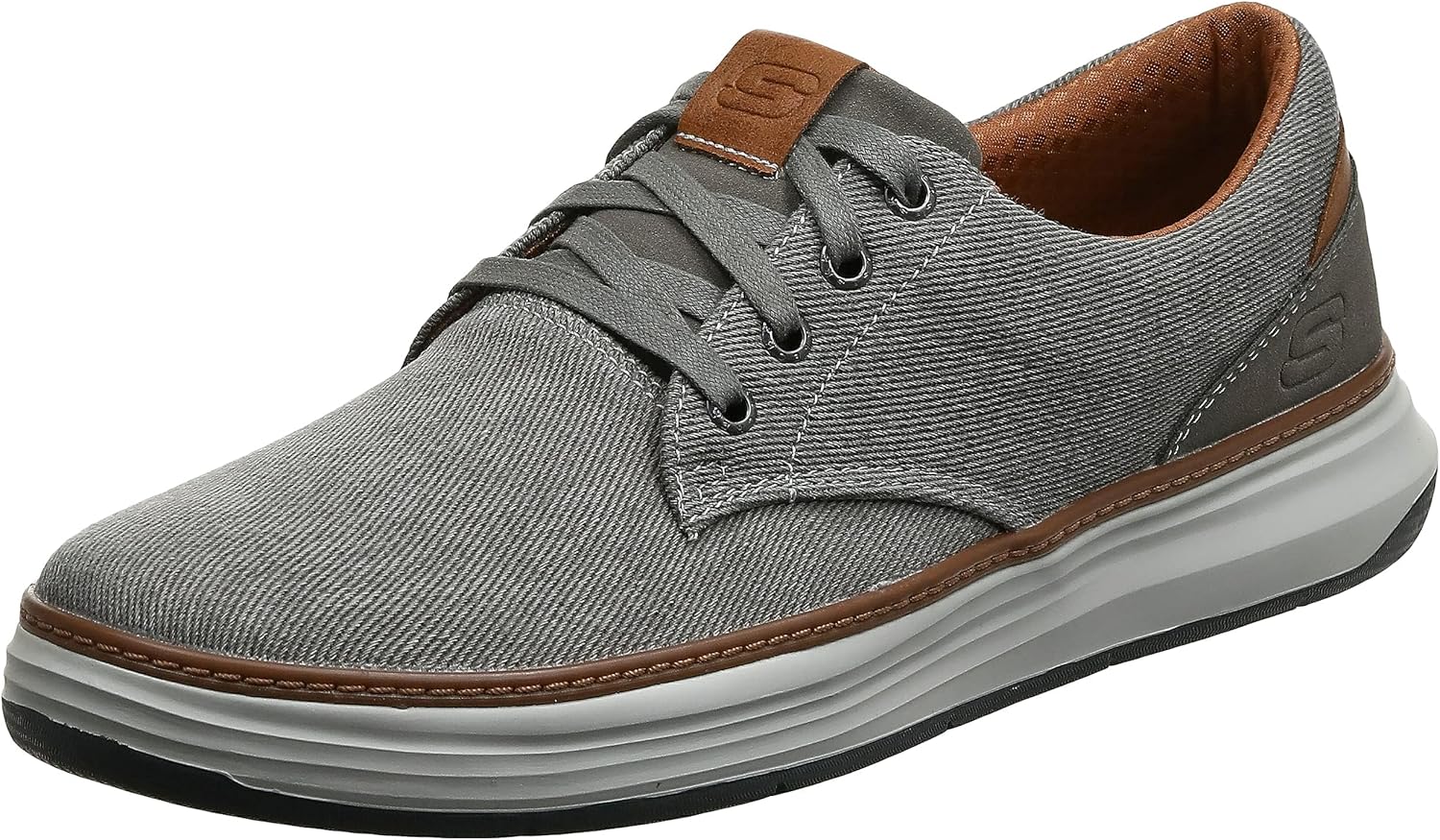 Skechers Men's Moreno-Ederson Canvas Oxford Shoe for Comfort