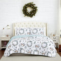 Happy Holidays Christmas Holiday Soft Bedding Set for Cozy Sleep