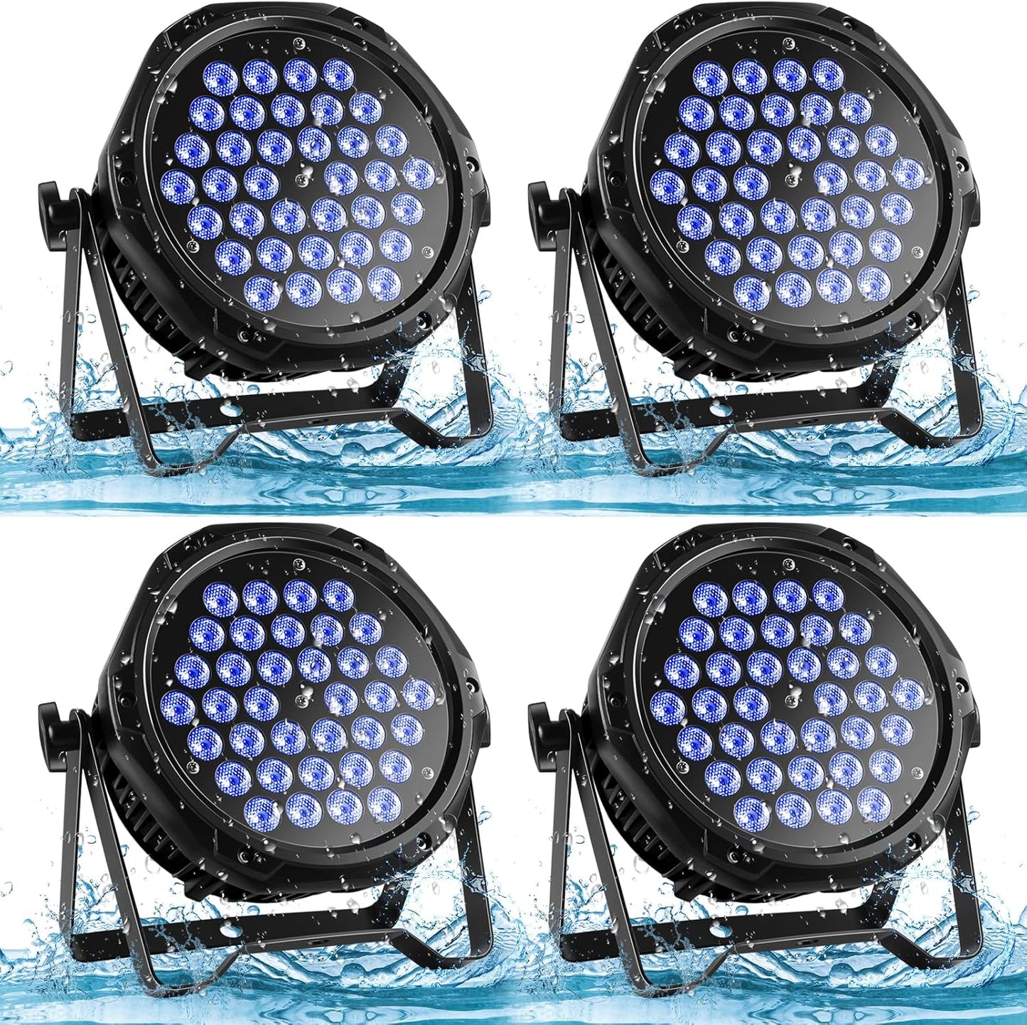 LED Stage Lights IP67 Waterproof Par Lights for Outdoor Events