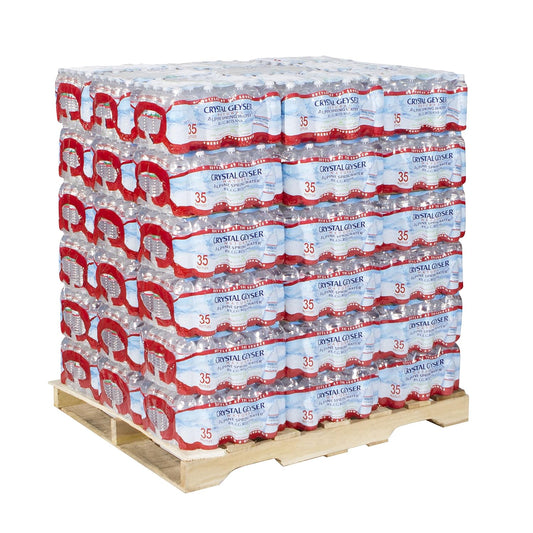 Crystal Geyser Alpine Spring Water 16.9 oz Bottles Pack of 1890