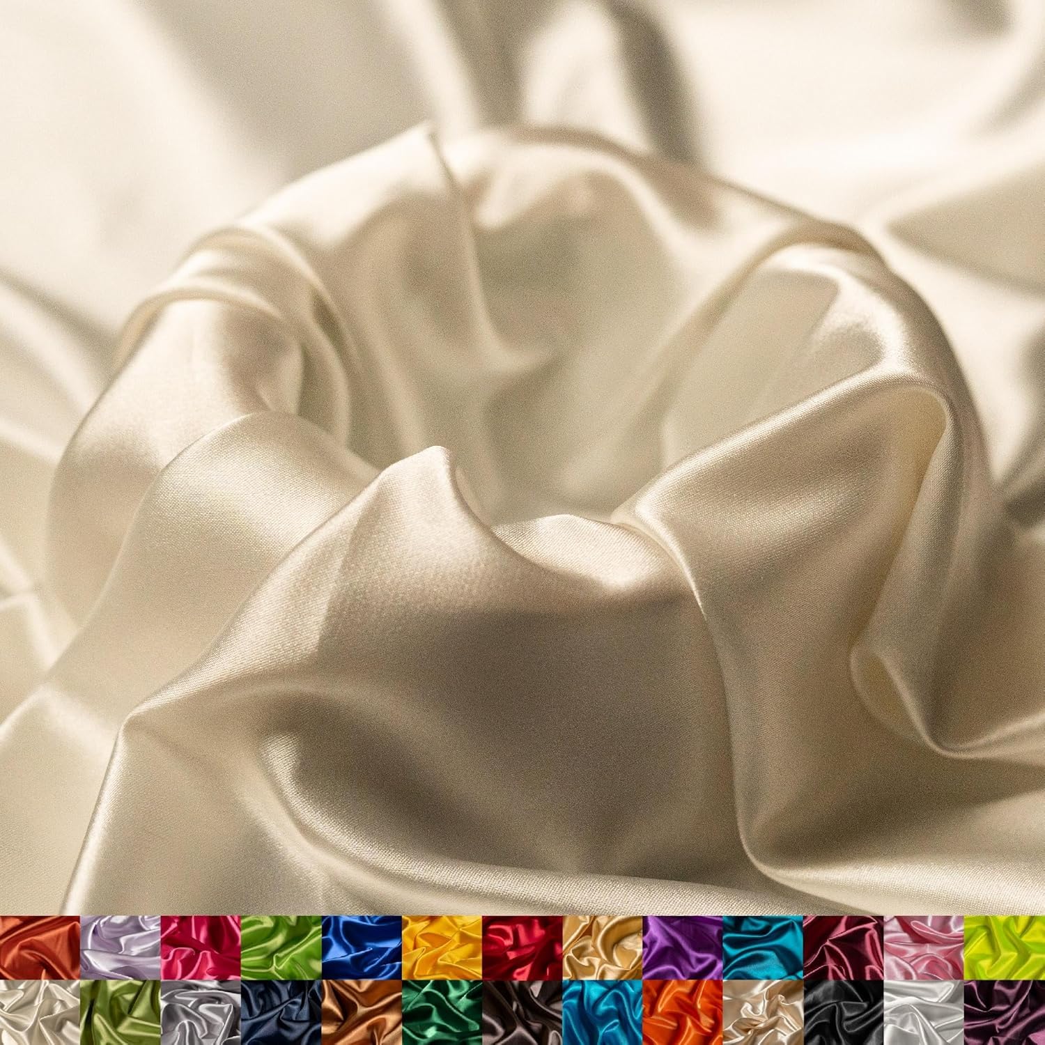 Luxurious Charmeuse Satin Fabric for Elegant Apparel & Decor