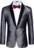COOFANDY Men's Tuxedo Jacket Slim Fit Shawl Lapel Blazer - Stylish