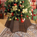 GRANNY SAYS Tree Collar for 7.5ft Tree - Wicker 24in Decorative Collar