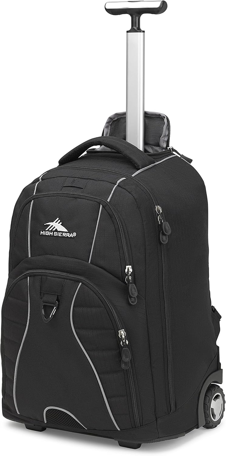 High Sierra Freewheel Wheeled Laptop Backpack for Travel