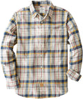 Dubinik Flannel Shirt for Men 100% Cotton Plaid - Soft, True Fit