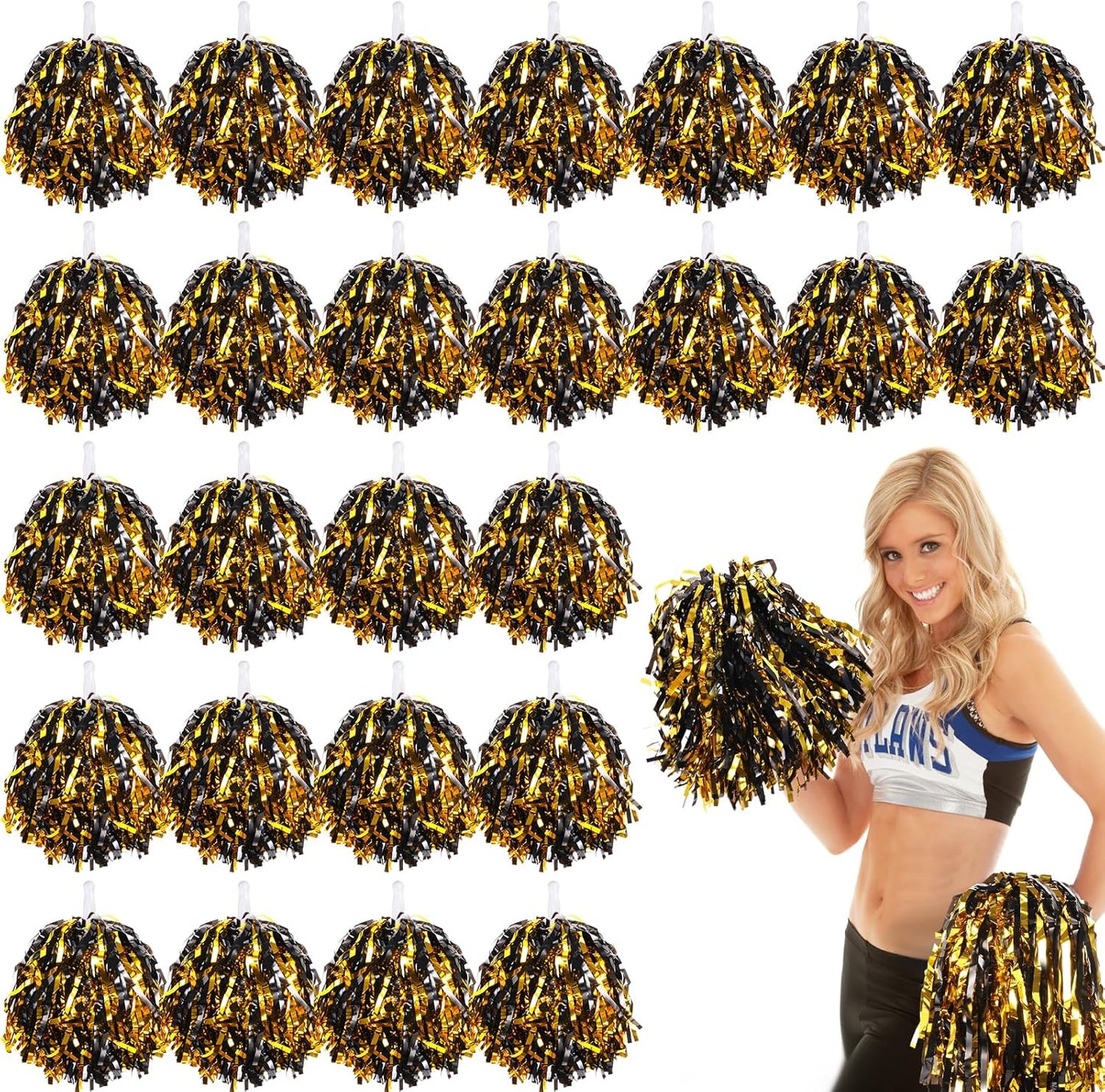 VAIPI Cheerleading Pom Poms Kit for Spirited Fun and Team Spirit