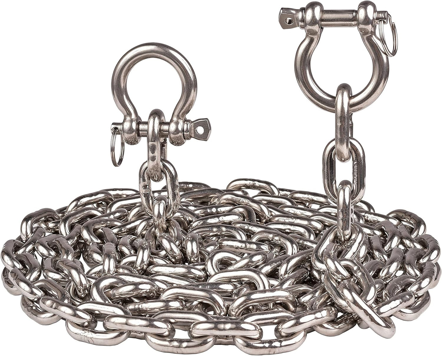 316 Stainless Steel Boat Anchor Chain with Shackles for Marine Use