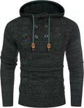 COOFANDY Mens Knit Pullover Hoodies Casual Turtleneck Sweater - Warm