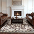 5x7 ft Washable Area Rug, Non-Slip Soft Rug for Indoor Use - Versatile