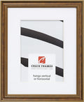 Craig Frames 314BR 22 x 28 Ornate Bronze Picture Frame - Matted for 18