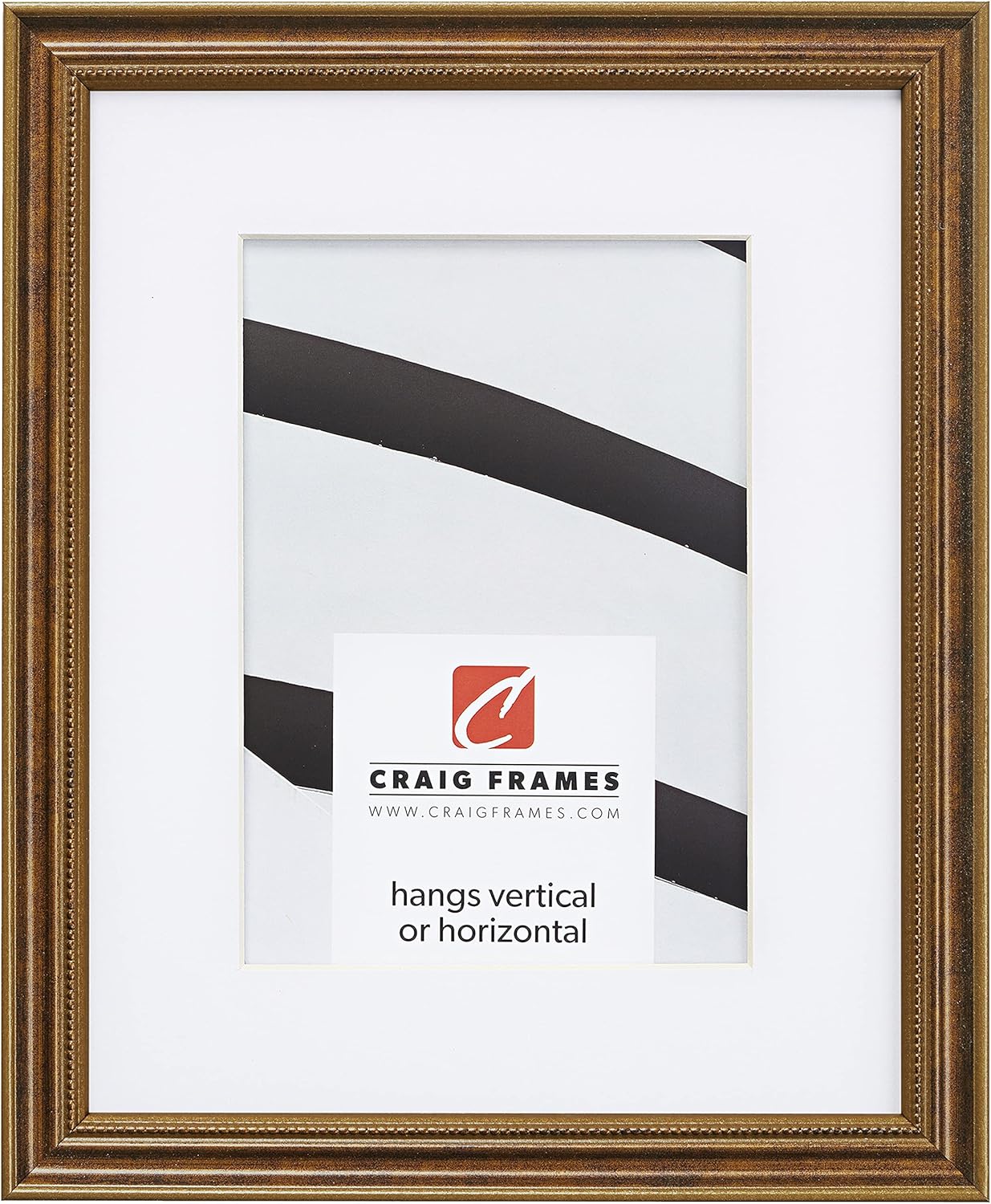 Ornate Bronze Picture Frame for 9 x 13 Inch Photos Display
