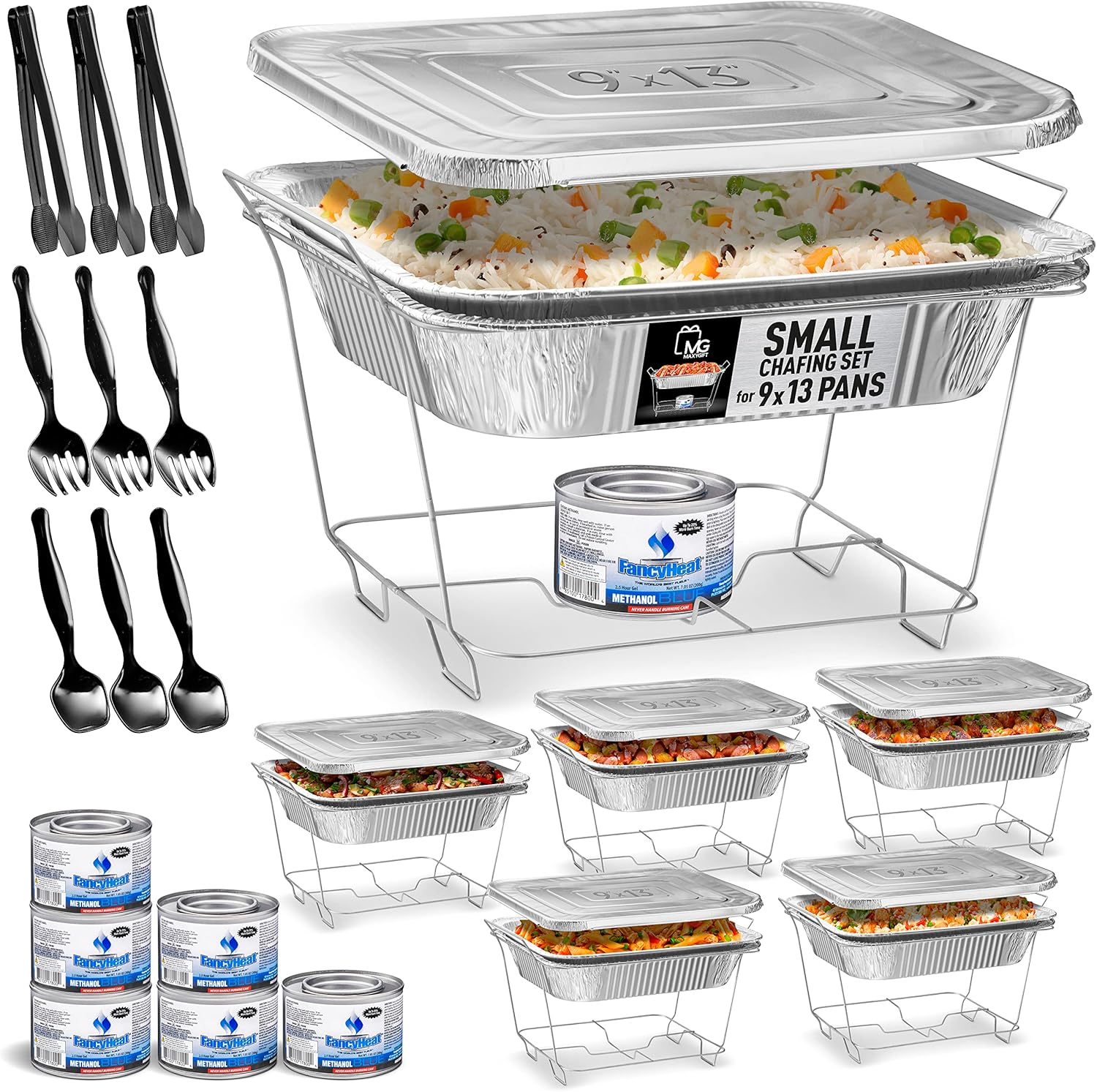 Disposable Chafing Dish Buffet Set for Effortless Catering Events