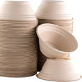 Vet-Grade Biodegradable Disposable Pet Bowls 50 Pk 8 Oz - Clean Meals