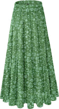 Women's Chiffon White Flowy Maxi Skirt - Boho Pleated A Line Jewelry