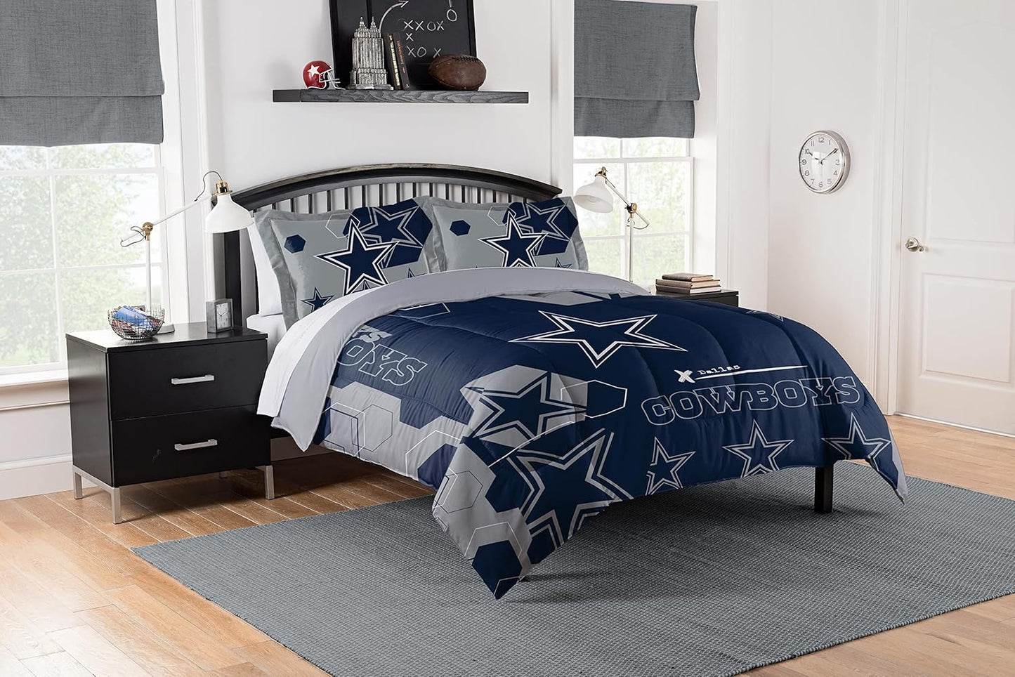 NFL Unisex-Adult Comforter and Sham Set for Cozy Game Days