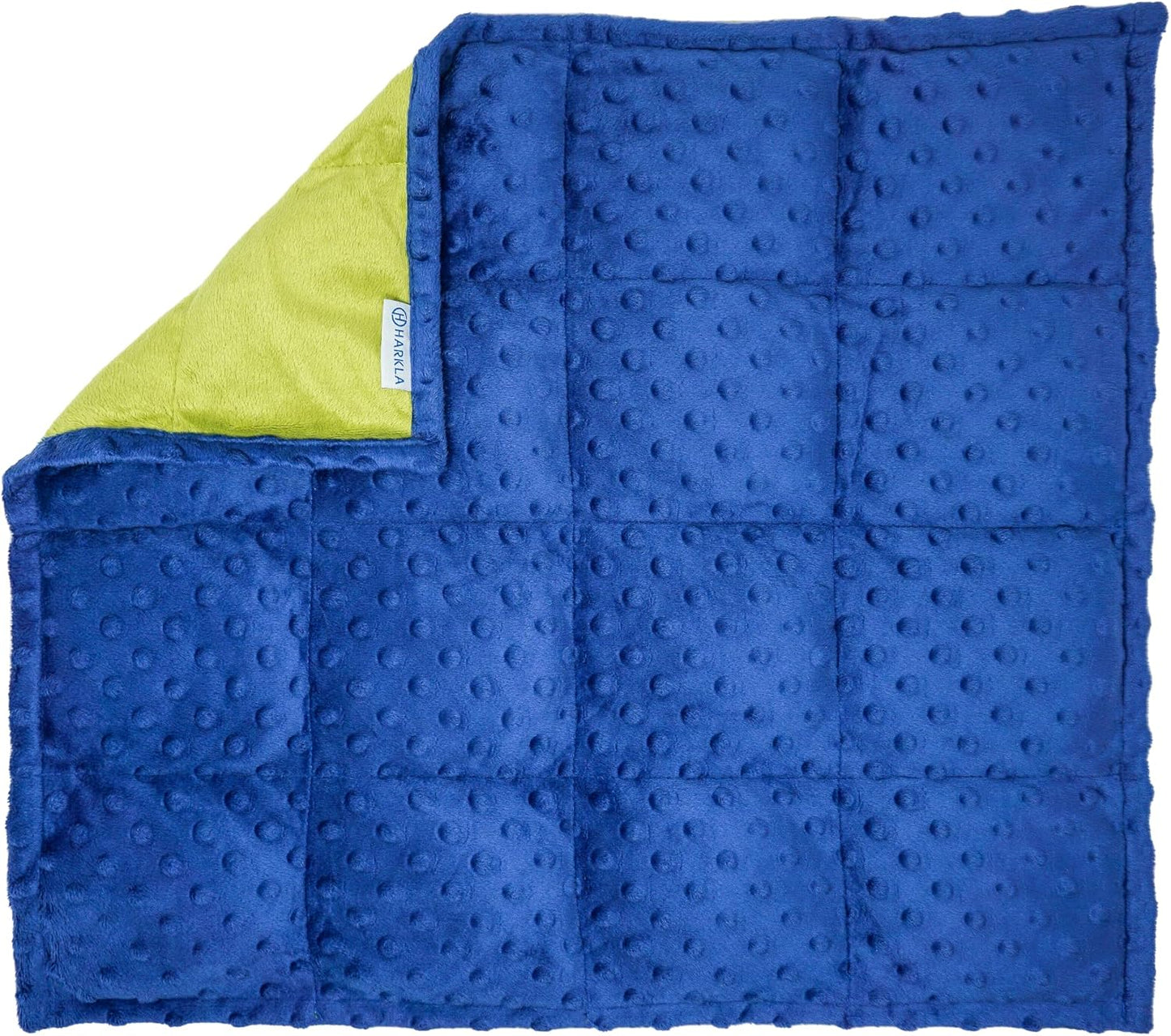 Harkla Weighted Lap Pad for Kids - Deep Blue Comfort Solution